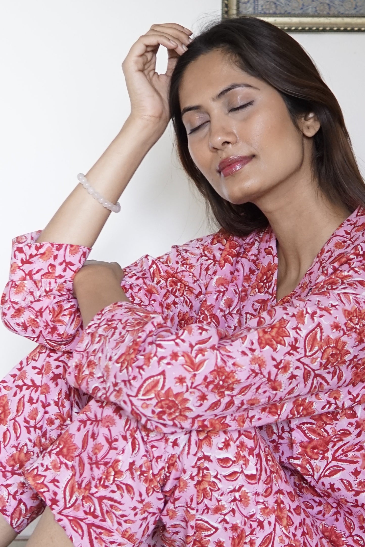 Pyjamas, cotton nightwear, floral print ladies Pyjamas, handmade cotton pyjamas,