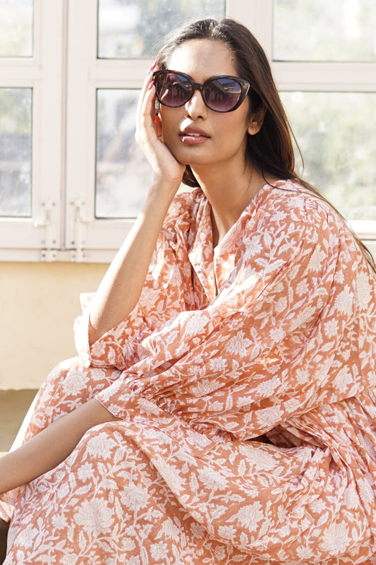 Floaty, floral summer maxi dress, summer dress with pockets, 'Reese' Sundress