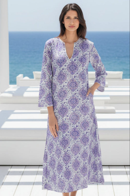 Kaftan, beach dress, luxury beach cover-up 'Romy'
