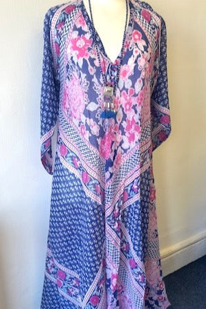 Kaftan dress, Luxury Beach kaftan, Floaty Summer maxi dress Ibiza