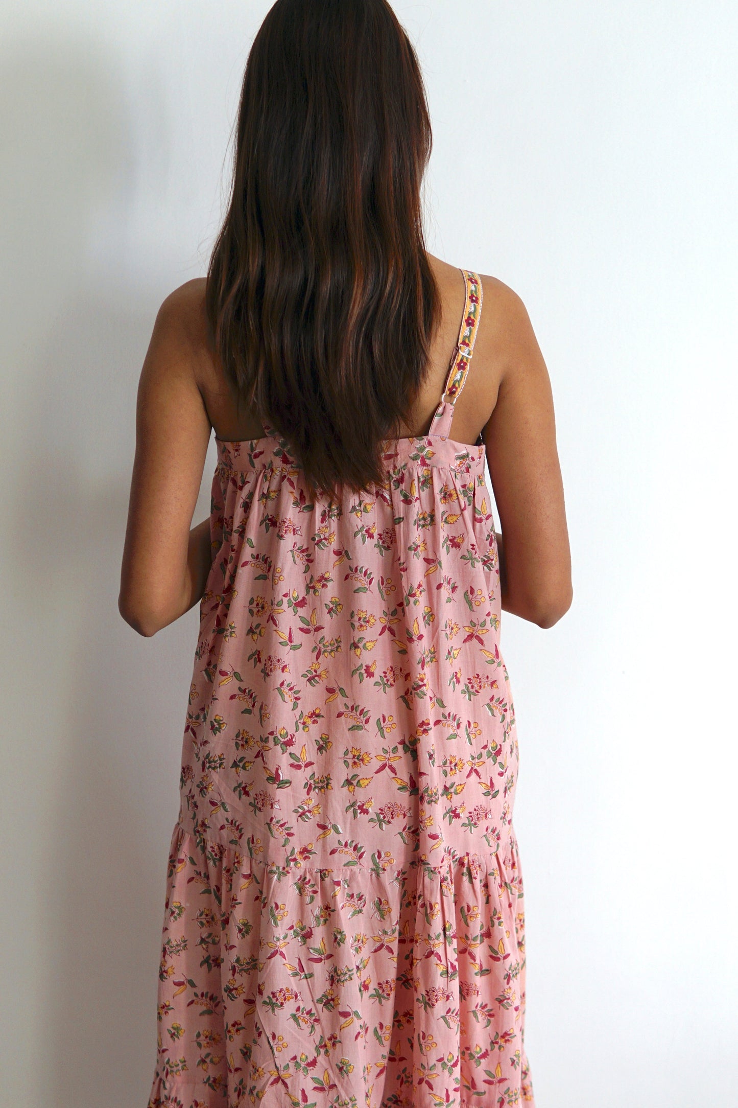 Maxi dress with pockets. Cotton summer maxi dress Camille