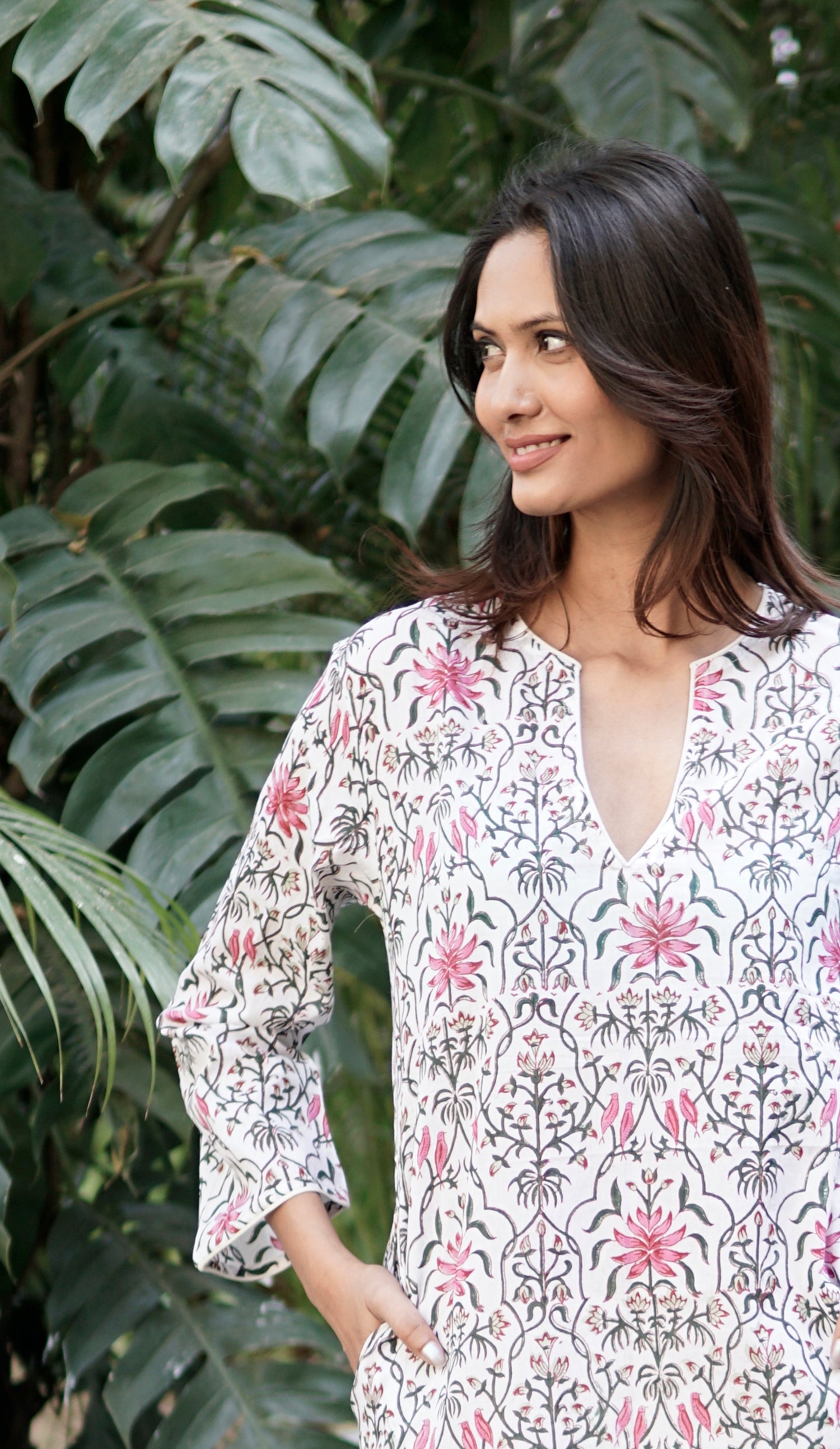 Kaftan, beach dress, long kaftan dress, beach kaftan, luxury beach cover-up 'Delphine'
