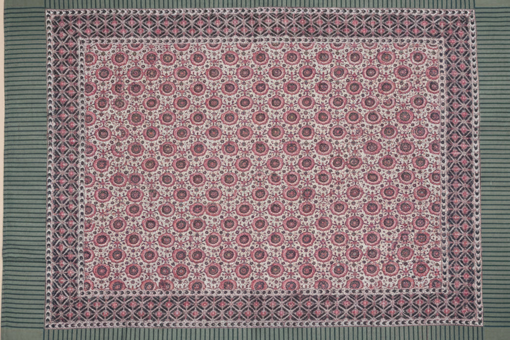  block printed sarong. Measuring 1m 80 x 1m, this handmade sarong features a vibrant block printed motif and makes a stunning cover up on the beach.