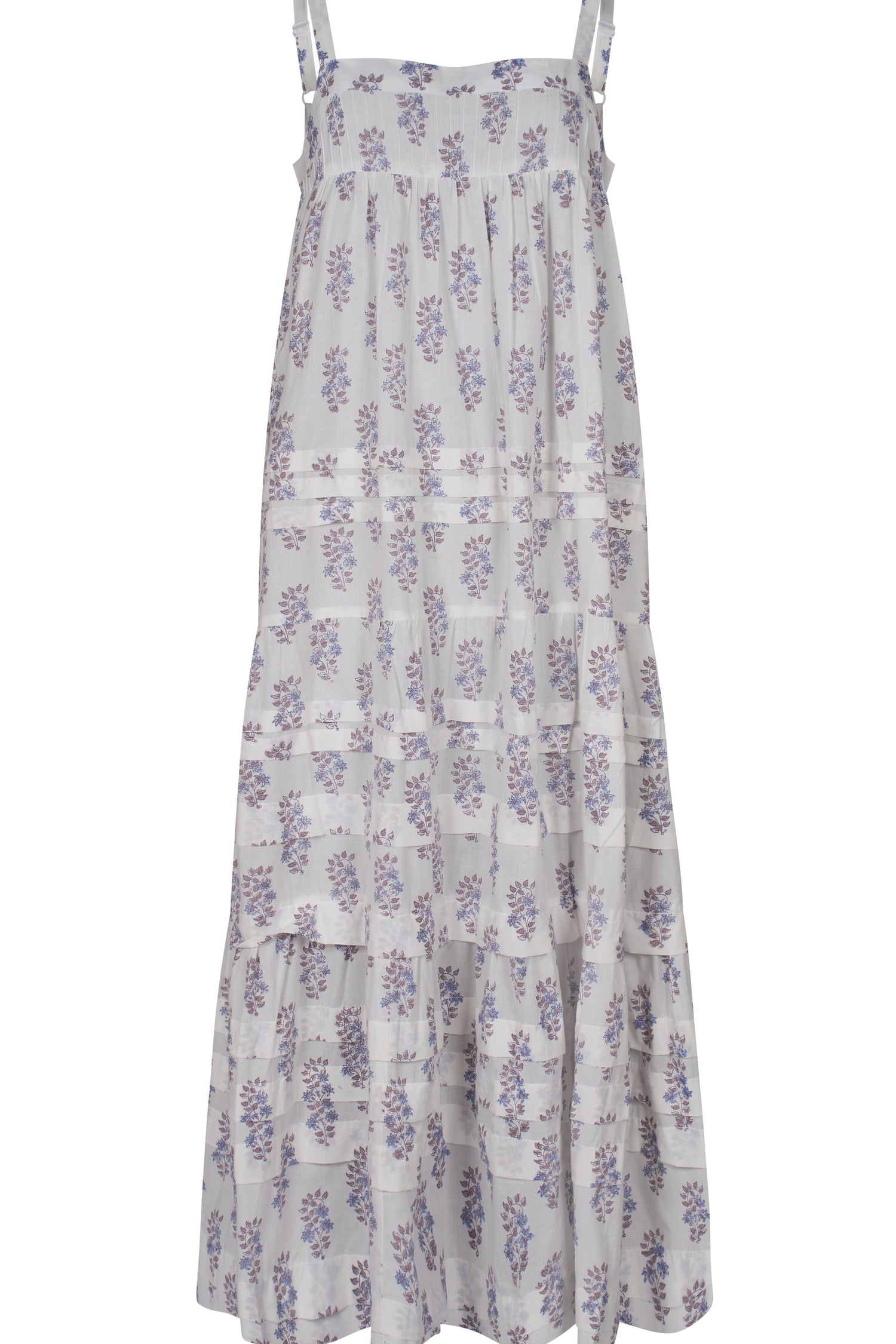 Sandrine cotton maxi summer dress. Floaty summer maxi dress with pockets